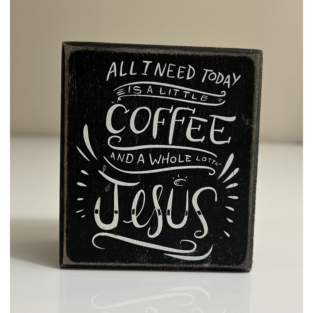 Home Decor: Wooden Box Sign with‎ Quote